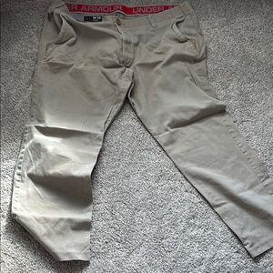 Under Armour Tan Chinos Classic Straight-Leg 44x32 men’s
